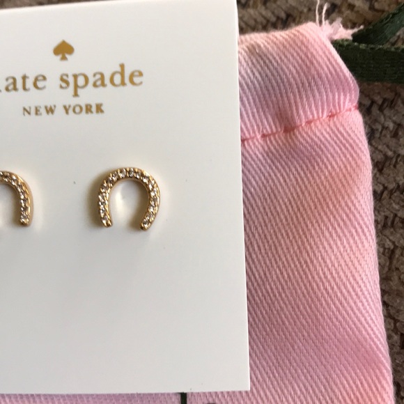 Kate spade wild one S horseshoe earrings - Picture 2 of 4